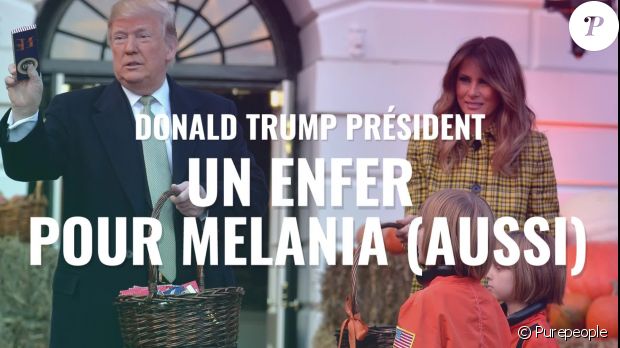 Donal Trump président, un enfer pour Melania (aussi), par Purepeople - 2018.