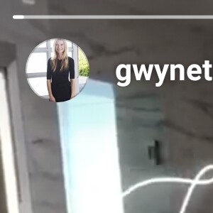 Gwyneth Paltrow poursuit sa lune de miel au George V à Paris, le 7 octobre 2018.