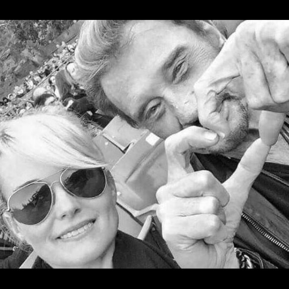 Laeticia et Johnny Hallyday sur Instagram le 17 mars 2017.
