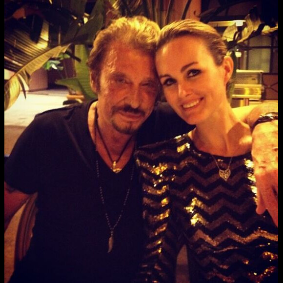 Laeticia et Johnny Hallyday sur Instagram le 20 juillet 2012.