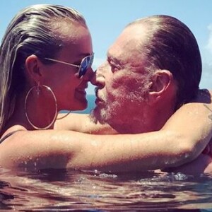 Laeticia et Johnny Hallyday sur Instagram le 13 août 2017.