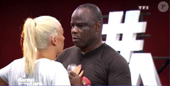 Basile Boli et Katrina Patchett en répétitions - Danse avec les stars 9 - TF1