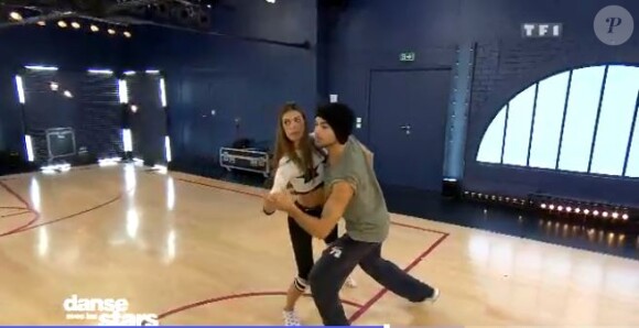 Iris Mittenaere et Anthony Colette en répétitions - Danse avec les stars 9 - TF1