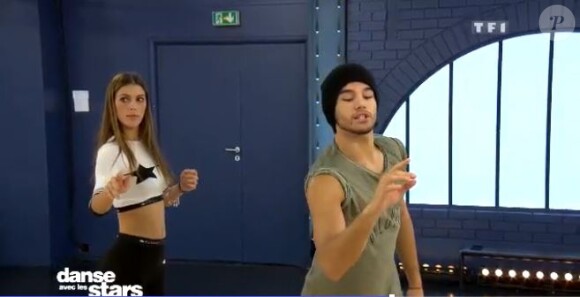 Iris Mittenaere et Anthony Colette en répétitions - Danse avec les stars 9 - TF1