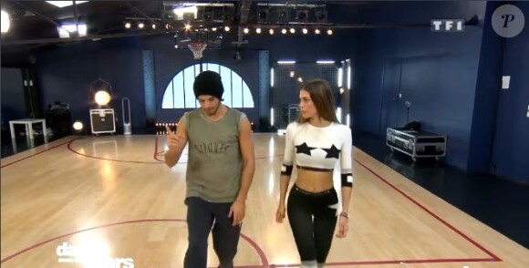 Iris Mittenaere et Anthony Colette en répétitions - Danse avec les stars 9 - TF1