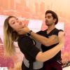 Héloïse Martin et Christophe Licata en répétitions - Danse avec les stars 9 - TF1