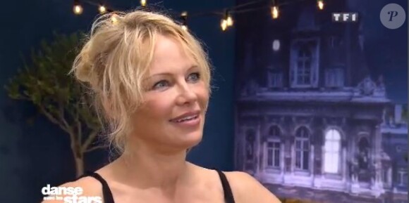 Pamela Anderson et Maxime Dereymez en répétitions -Danse avec les stars 9 - TF1