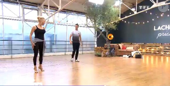 Pamela Anderson et Maxime Dereymez en répétitions -Danse avec les stars 9 - TF1