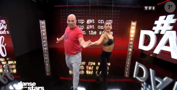 Vincent Moscato et Candice Pascal en répétitions -Danse avec les stars 9 - TF1