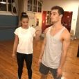 Clément Rémiens et Denitsa Ikonomova en répétitions - Danse avec les stars 9 - TF1
