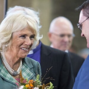 Camilla Parker Bowles, duchesse de Cornouailles, assiste au "Requiem: The Souls of the Righteous" en la cathédrale St Mary à Edimbourg, le 22 septembre 2018.