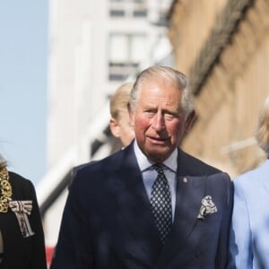 Le prince Charles, prince de Galles et Camilla Parker Bowles, duchesse de Cornouailles en visite à Glasgow le 7 septembre 2018.