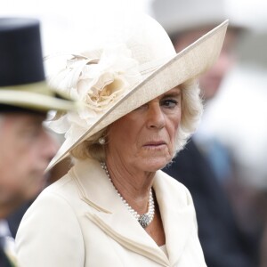 Camilla Parker Bowles, duchesse de Cornouailles - La famille royale d'Angleterre lors du Royal Ascot 2018 à l'hippodrome d'Ascot dans le Berkshire. Le 19 juin 2018.