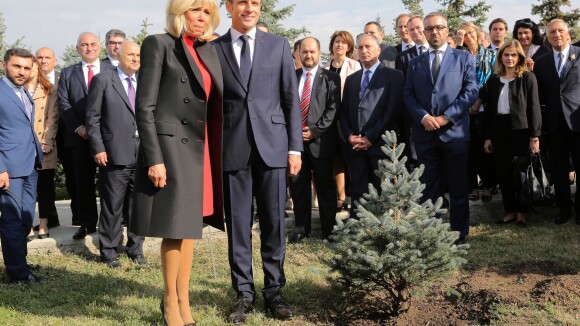 Brigitte et Emmanuel Macron en Arménie, sur les terres de Charles Aznavour