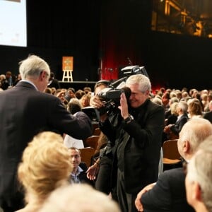 Claude Lelouch avec la camera - Cérémonie d'Ouverture de la 10ème édition du Festival Lumière à Lyon le 13 octobre 2018 © Dominique Jacovides / Bestimage