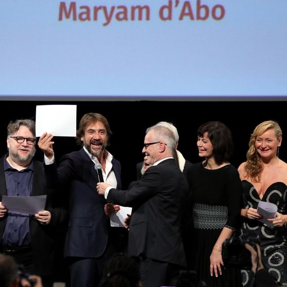 Liv Ullmann, Christophe Lambert, Benicio del Toro, Javier Bardem, Thierry Frémaux, Marianne Dénicourt, Julie Férrier et Anne Parillaud - Cérémonie d'Ouverture de la 10ème édition du Festival Lumière à Lyon le 13 octobre 2018 © Dominique Jacovides / Bestimage