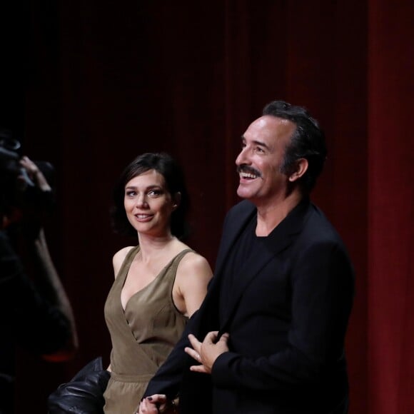 Jean Dujardin et sa femme Nathalie Péchalat - Cérémonie d'Ouverture de la 10ème édition du Festival Lumière à Lyon le 13 octobre 2018 © Dominique Jacovides / Bestimage