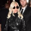 Lady Gaga se rend au défilé Céline PAP femme printemps / été 2019 à l'hôtel de ville de Paris le 28 septembre 2018.