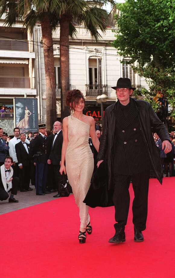 Clotilde Courau et Guillaume Depardieu à Cannes en 1997.