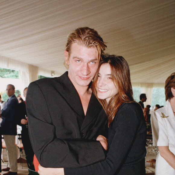 Clotilde Courau et Guillaume Depardieu à Paris en 1997.