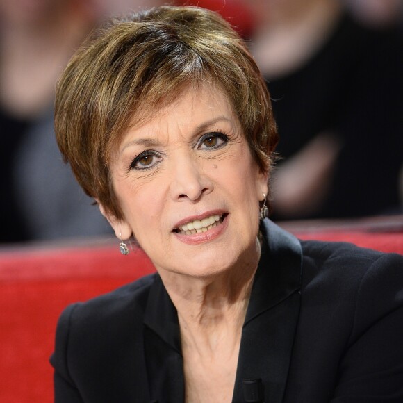 Catherine Laborde - Enregistrement de l'émission "Vivement Dimanche" à Paris le 10 février 2016 et qui sera diffusée le 14 février 2016. © Coadic Guirec/Bestimage