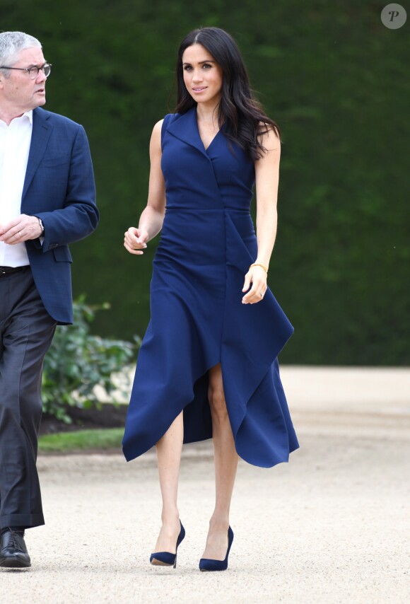 Meghan Markle à la réception donnée par le gouverneur de Victoria à Melbourne le 18 octobre 2018.