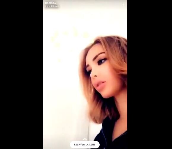 Nabilla a filmé l'anatomie de Thomas sur Snapchat, octobre 2018