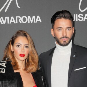 Nabilla Benattia et son fiancé Thomas Vergara - Lancement du 13ème CR Fashion Book de Carine Roitfeld en collaboration avec LuisaViaRoma à la Monnaie de Paris, le 1er octobre 2018. © Veeren/CVS/Bestimage