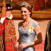 Catherine (Kate) Middleton, duchesse de Cambridge et Ludger Brummelaar - Les souverains néerlandais assistent à un banquet d'Etat au palais de Buckingham de Londres, lors de leur visite d'État au Royaume-Uni, le 23 octobre 2018.