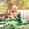 Brigitte Nielsen et sa fille Frida, 4 mois, sur Instagram, le 23 octobre 2018