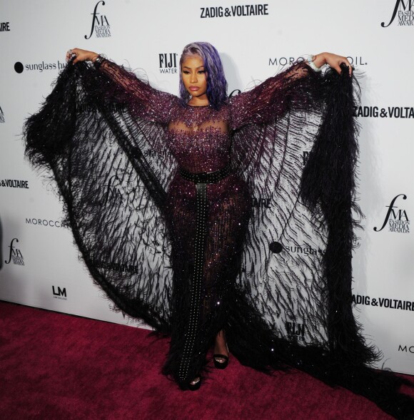Nicki Minaj aux Daily Front Row's Fashion Media Awards à l'hôtel Park Hyatt à New York, le 6 septembre 2018