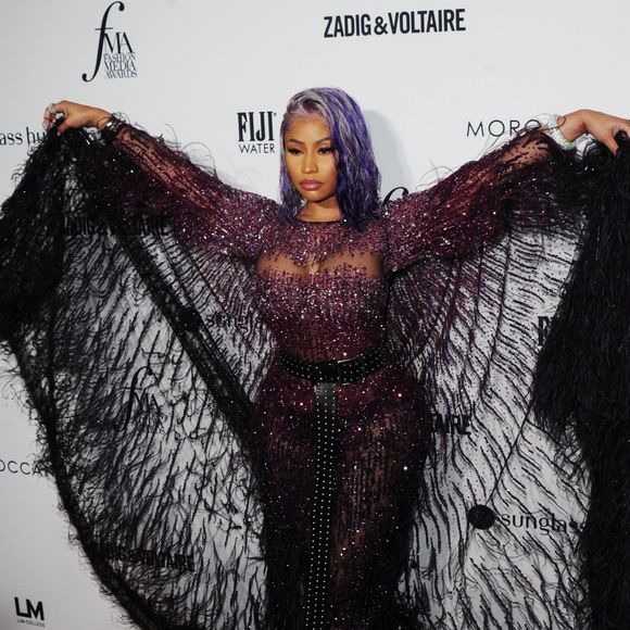 Nicki Minaj aux Daily Front Row's Fashion Media Awards à l'hôtel Park Hyatt à New York, le 6 septembre 2018