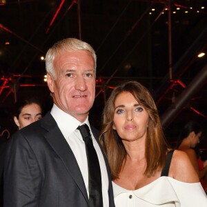 Didier Deschamps, sélectionneur et ancien joueur de l'équipe de France de football, et sa femme Claude, durant la soirée des Sportel Awards 2018 au Grimaldi Forum à Monaco le 23 octobre 2018. © Bruno Bebert/Bestimage