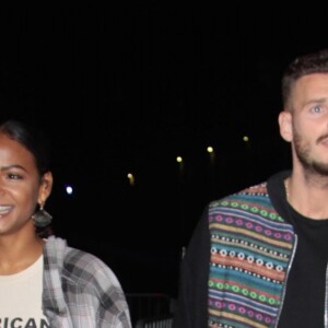 Christina Milian et M. Pokora ( Matt Pokora ) arrivent au concert de Drake à Los Angeles le 15 Octobre 2018.