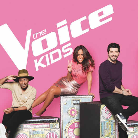 Soprano, Amel Bent, Patrick Fiori et Jenifer, toute l'équipe de The Voice Kids 5, actuellement sur TF1 - octobre 2018.