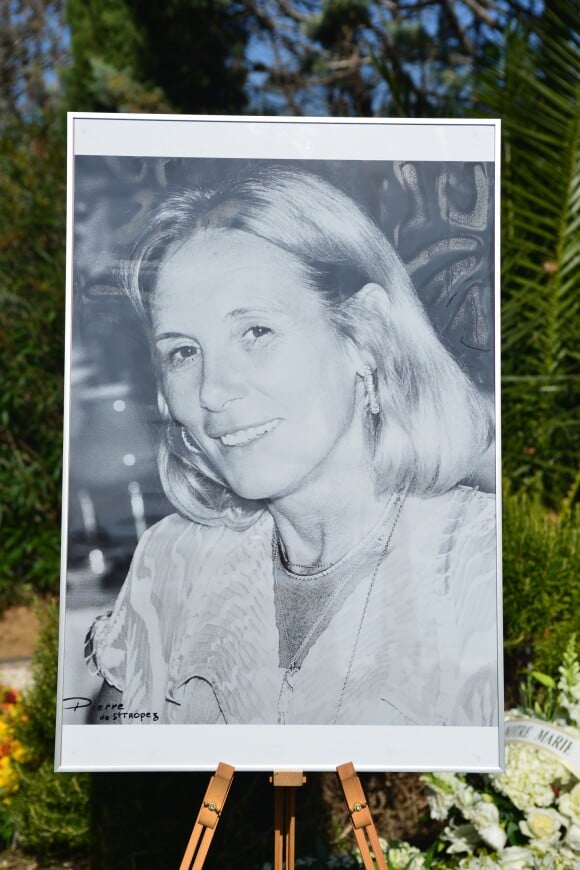 Exclusif - Portrait de Marie Palmari - Obsèques de Marie Palmari en l'église de Saint-Tropez le 25 octobre 2018. Elle était la femme de Félix Palmari, le créateur du mythique du restaurant "Tahiti Beach" à Saint-Tropez. © Renaud Bachoffer/Bestimage