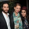 Tahar Rahim, Léa Seydoux et Leila Bekhti - Soirée du film " Grand Central " sur la plage Magnum lors du 66eme festival de Cannes le 18 mai 2013.