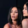 Kim Kardashian et sa soeur Kylie Jenner lors d'un photoshoot sexy à Los Angeles, le 29 octobre 2018.