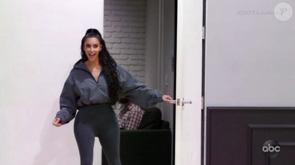 Captures d'écran - Kim Kardashian participe à l'émission Dancing with a star junior à Los Angeles le 21 octobre 2018