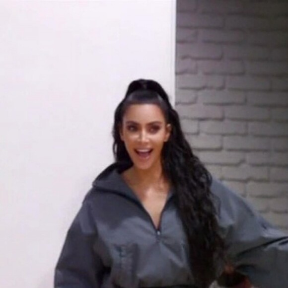 Captures d'écran - Kim Kardashian participe à l'émission Dancing with a star junior à Los Angeles le 21 octobre 2018