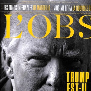 Couverture de l'hebdomadaire "L'Obs", du 31 octobre au 7 novembre 2018