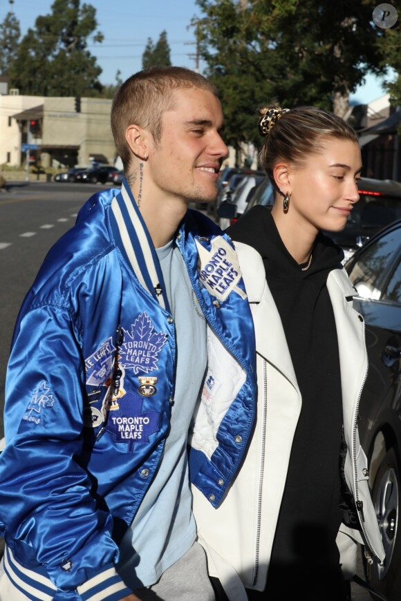 Justin Bieber et sa femme Hailey Baldwin sont allés prendre un café à Los Angeles, le 3 novembre 2018
