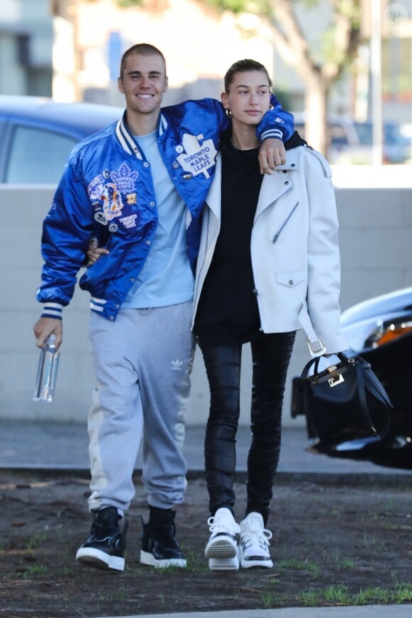 Justin Bieber et sa femme Hailey Baldwin sont allés prendre un café à Los Angeles, le 3 novembre 2018