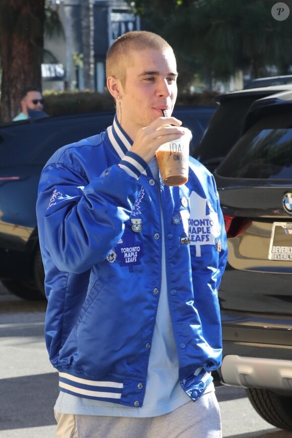 Justin Bieber et sa femme Hailey Baldwin sont allés prendre un café à Los Angeles, le 3 novembre 2018