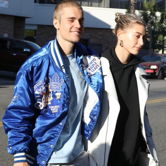 Justin Bieber et sa femme Hailey Baldwin sont allés prendre un café à Los Angeles, le 3 novembre 2018