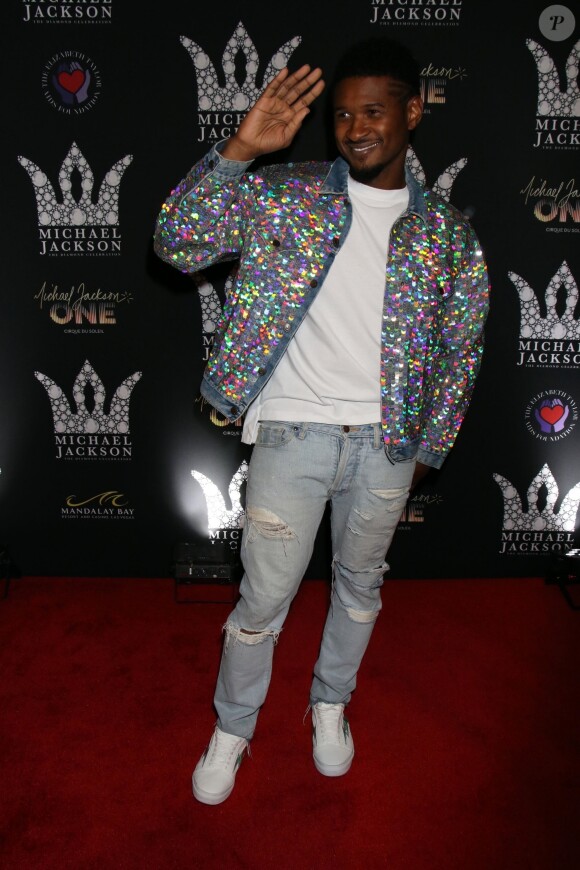 Usher à la soirée Michael Jackson Diamond Birthday Celebration au Mandalay Bay Resort and Casino à Las Vegas, le 29 août 2018.