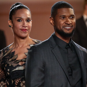Usher et sa femme Grace Miguel - Montée des marches du film "Hands of Stone" lors du 69ème Festival International du Film de Cannes. Le 16 mai 2016. © Dominique Jacovides- Cyril Moreau/Bestimage