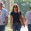 Exclusif - Jennifer Aniston arrive à un rendez-vous d'affaires à Beverly Hills, Los Angeles, Californie, Etats-Unis, le 24 octobre 2018.