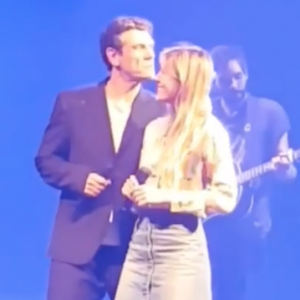 Marc Lavoine et sa fille Yasmine en concert à Boulogne le 18 octobre 2018