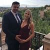 Tom Welling et sa chérie Jessica Rose Lee, enceinte. Instagram, le 29 octobre 2018